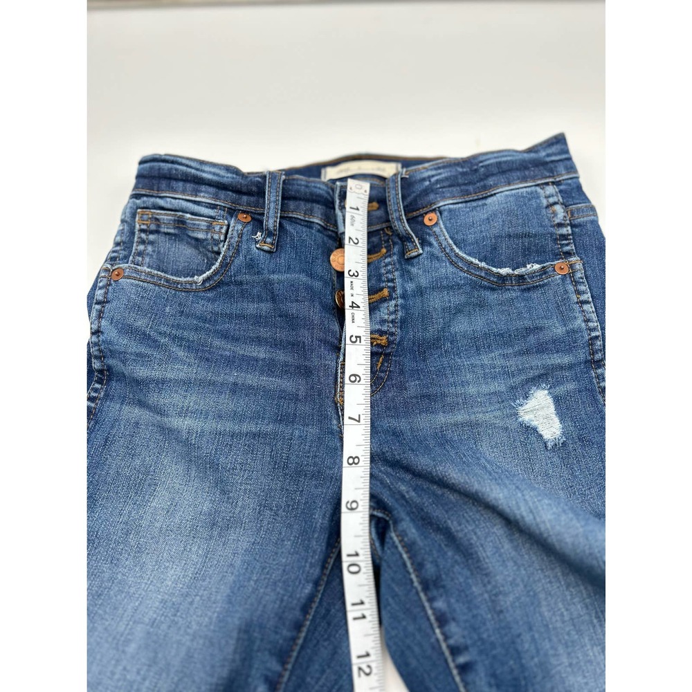Madewell 10” High Rise Skinny Button Fly Jeans | Size 25 - Picture 15 of 16